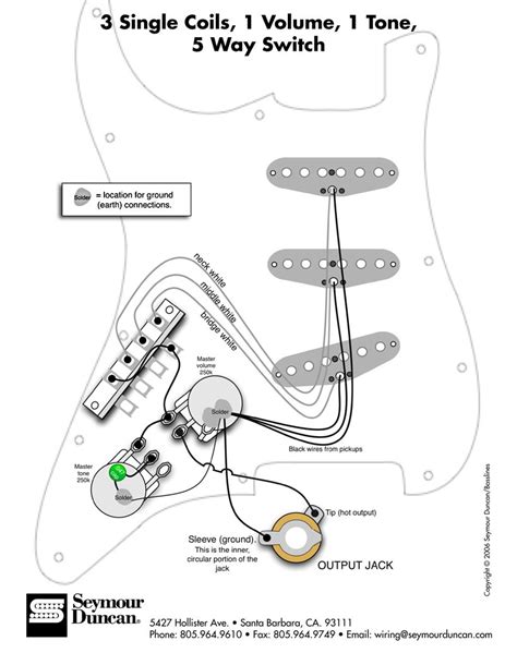 Strat Wiring Diagram Single Tone