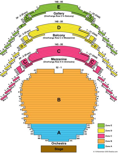 Straz Center Tampa Seating Chart