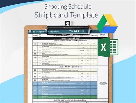 Stripboard Film Template