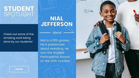 Student Spotlight Template