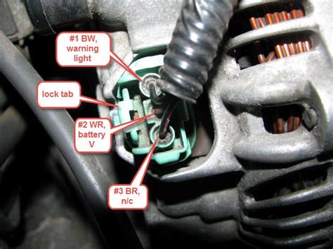 Subaru Alternator Plug Wiring