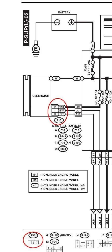 Subaru Alternator Wiring Diagram