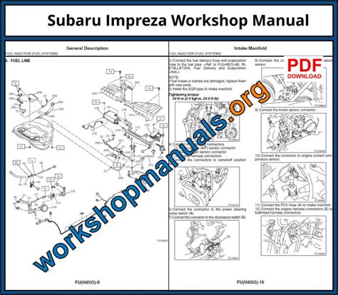 Subaru Impreza 2005 2007 Workshop Repair Service Manual Pdf