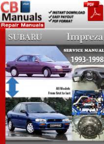 Subaru Impreza Service Repair Manual 1993 1998 Download