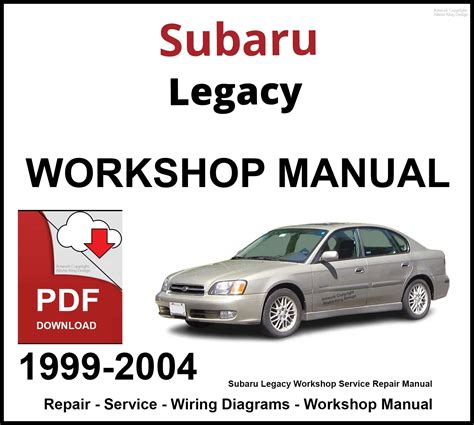 Subaru Legacy 2004 Workshop Repair Service Manual Pdf