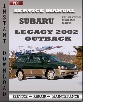 Subaru Legacy Outback 2002 Repair Service Manual Pdf