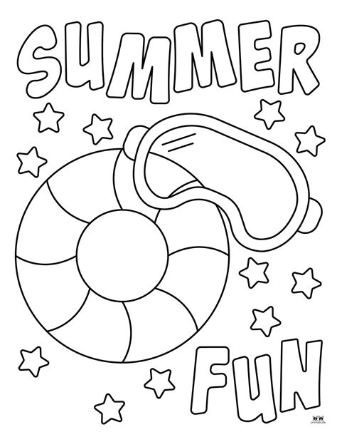 Summer Coloring Pages Printable