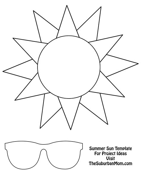 Summer Craft Templates