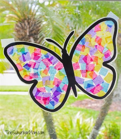 Suncatcher Butterfly Template