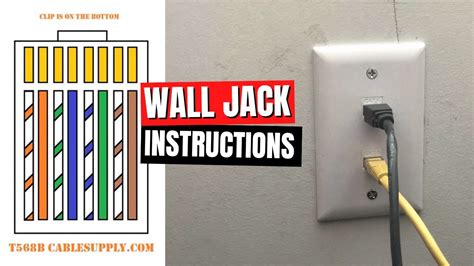 Surface Mount Ethernet Wall Jack Wiring