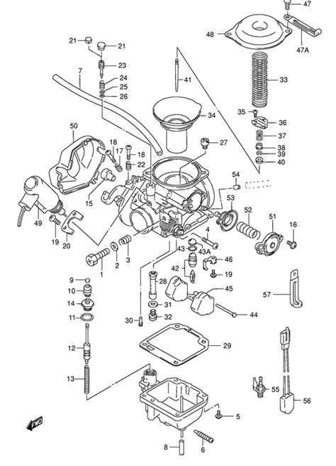 Suzuki An125s Cf42a Parts Manual Catalog 1995 2000