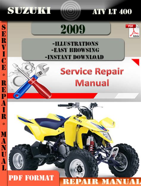 Suzuki Atv Lt 400 2002 2012 Factory Service Repair Manual Download Pdf