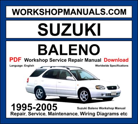 Suzuki Baleno Esteem Pdf Service Repair Workshop Manual 1998