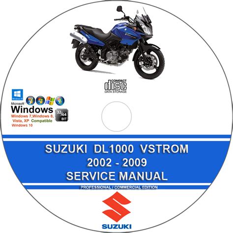 Suzuki Dl1000 Dl 1000 2002 2007 Repair Service Manual