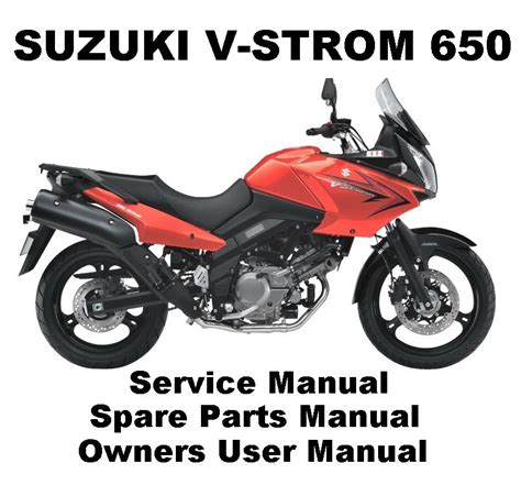 Suzuki Dl650 V Strom Service Repair Workshop Manual 03 06