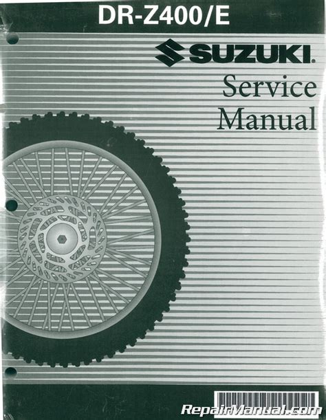 Suzuki Dr Z400 2000 2007 Service Repair Manual