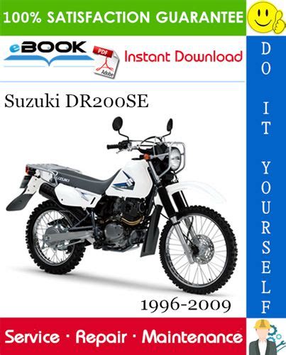 Suzuki Dr200se Pdf Service Repair Workshop Manual 1996 2009