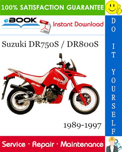 Suzuki Dr750s Dr800s Service Repair Manual Pdf 89 97