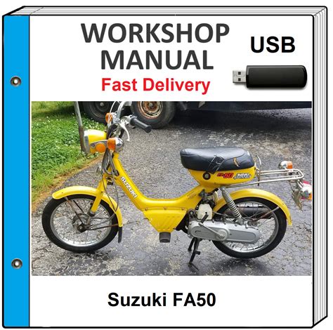 Suzuki Fa50 Digital Workshop Repair Manual 1980 Onwards