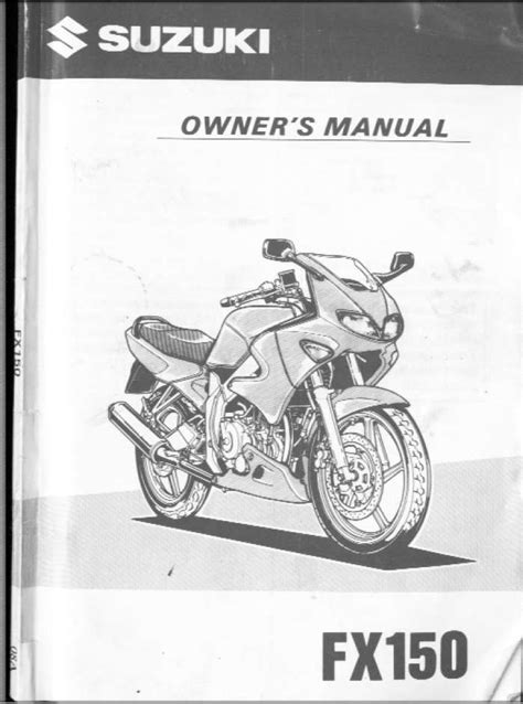 Suzuki Fx150 Fxr150 1997 2003 Factory Service Repair Manual