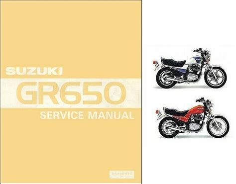 Suzuki Gr650 Gr650x Service Repair Manual Download 83 89