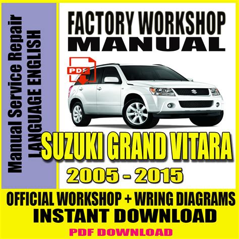 Suzuki Grand Vitara 2005 Factory Service Repair Manual