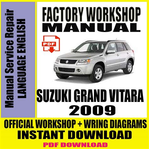 Suzuki Grand Vitara 2009 Service Repair Manual