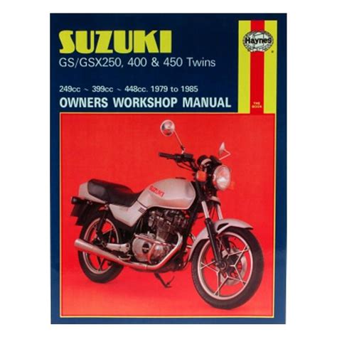 Suzuki Gs250 Gsx250 400 450 Twins Full Service Repair Manual 1979 1985