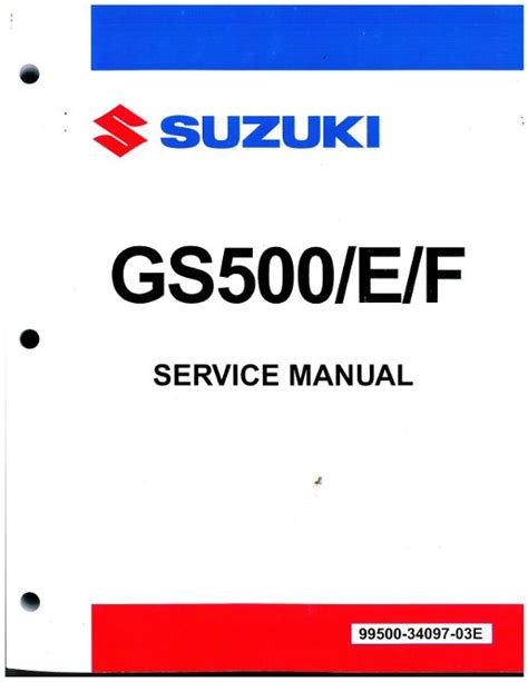 Suzuki Gs500 Gs500e Gs500f Service Repair Manual 1989 2009