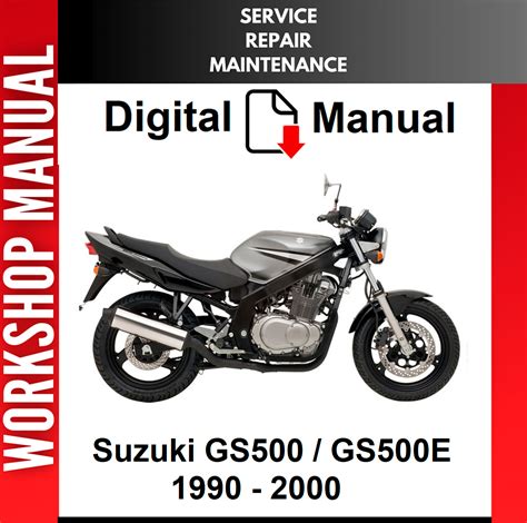 Suzuki Gs500e Gs 500e 1990 Repair Service Manual