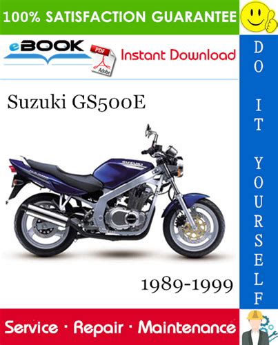 Suzuki Gs500e Gs 500e 1991 Repair Service Manual