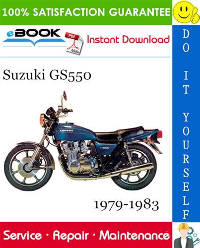 Suzuki Gs550 Gs 550 1983 Workshop Service Manual Repair