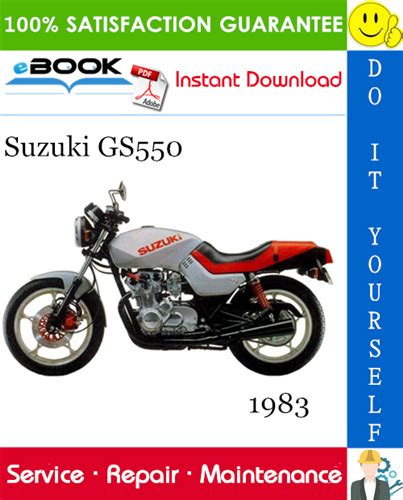 Suzuki Gs550 Gs550e Gs550es Gs550l Service Repair Pdf Manual Download 1983 1986