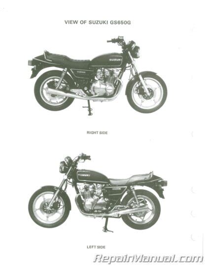 Suzuki Gs650g 1981 Service Repair Manual Pdf Download