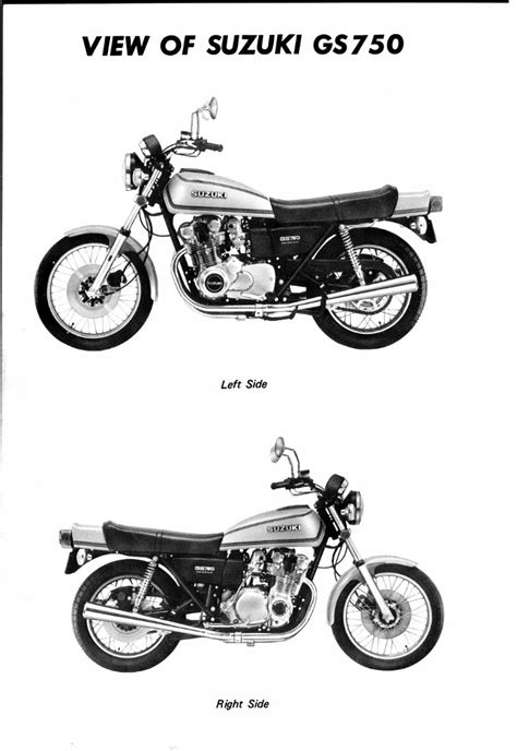 Suzuki Gs750 1976 1977 1978 1979 1980 Factory Service Repair Manual Download