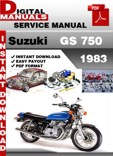 Suzuki Gs750 Gs 750 1983 Repair Service Manual