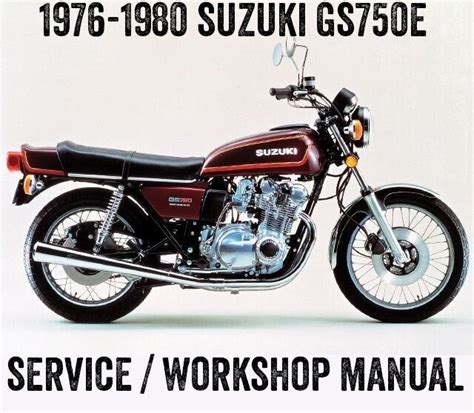 Suzuki Gs750e Pdf Service Repair Workshop Manual 1976 1981