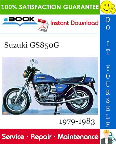 Suzuki Gs850gd Gs850gld 1979 1983 Repair Service Manual Pdf