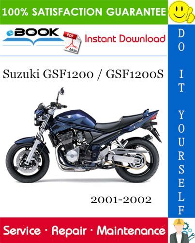 Suzuki Gsf1200 Gsf1200s Motorcycle Service Repair Manual 2001 2002 Download