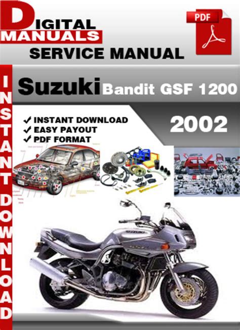Suzuki Gsf1200 Gsf1200s Service Repair Workshop Manual 00 02