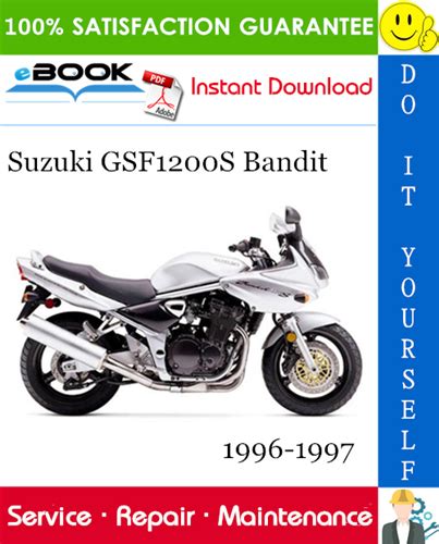 Suzuki Gsf1200s Bandit Workshop Service Repair Manual 1996 1997 Gsf 1200 S