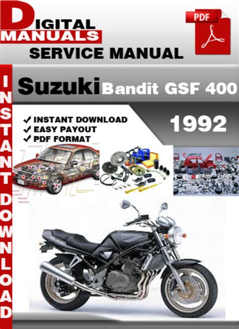 Suzuki Gsf400 Gsf 400 Bandit 1990 Repair Service Manual