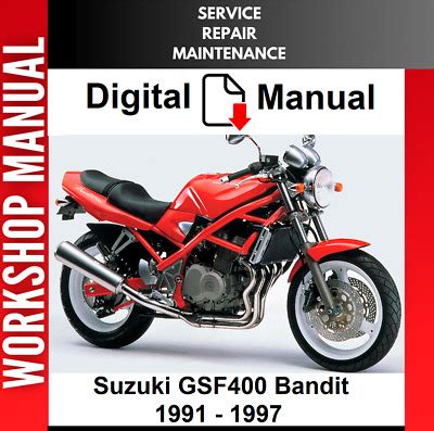 Suzuki Gsf400 Gsf 400 Bandit 1993 Repair Service Manual