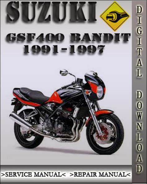 Suzuki Gsf400 Gsf 400 Bandit 1997 Repair Service Manual