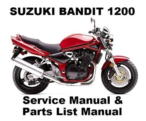 Suzuki Gsf600 Gsf1200 Bandit 1998 Repair Service Manual