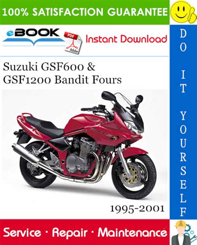 Suzuki Gsf600 Gsf1200 Bandit Full Service Repair Manual 1995 2001