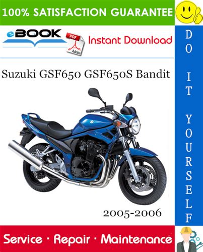 Suzuki Gsf650 Bandit Service Repair Manual 2005 2006 Download