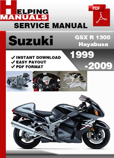 Suzuki Gsx R 1300 Hayabusa 1999 2009 Service Repair Manual Dowload