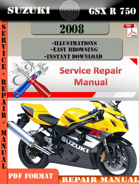 Suzuki Gsx R 600 2008 Digital Factory Service Repair Manual