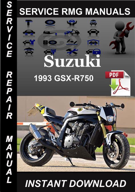 Suzuki Gsx R750 Motorcycle Service Repair Manual 1992 1993 1994 1995 Download